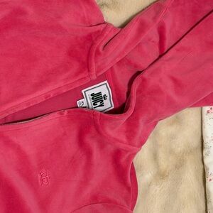 Juicy Couture Fuchsia Velour Jacket
